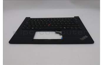 Lenovo 5M11P32400 C-Cover with keyboard, Portuguese, Black, Backlight, UK