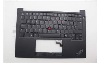 Lenovo 5M11P32432 C-Cover with keyboard, Swedish/Finnish, Black, Backlight, UK