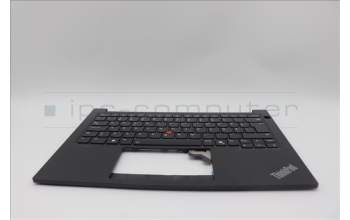 Lenovo 5M11P32432 C-Cover with keyboard, Swedish/Finnish, Black, Backlight, UK
