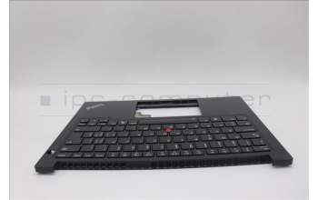 Lenovo 5M11P32452 C-Cover with keyboard, Switzerland, Black, Backlight, UK