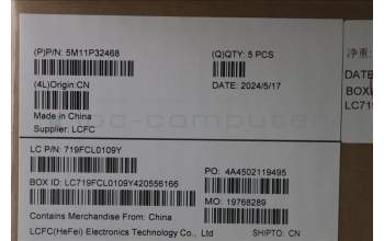 Lenovo 5M11P32468 MECH_ASM FRU UK BL (SRX) UK BK