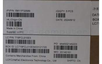 Lenovo 5M11P32689 C-Cover with keyboard, Czech Slovakian, Arctic Grey, Backlight, UK