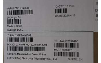 Lenovo 5M11P32833 Lenovo LCD Module,14\",WQXGA+,Non-Touch,Anti-Glare,Anti-reflection,OLED,400nit,100%DCI-P3