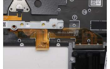 Lenovo 5M11P34977 C-Cover with keyboard, Japanese, Luna Grey, Fingerprint, WLAN, JP