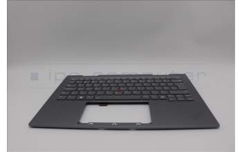 Lenovo 5M11P34983 C-Cover with keyboard, Portuguese, Luna Grey, Fingerprint, WLAN, UK