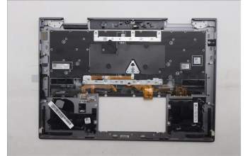 Lenovo 5M11P34994 C-Cover with keyboard, Ukraine, Luna Grey, Fingerprint, WLAN, US