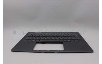 Lenovo 5M11P35012 C-Cover with keyboard, Icelandic, Luna Grey, Fingerprint, WLAN, UK
