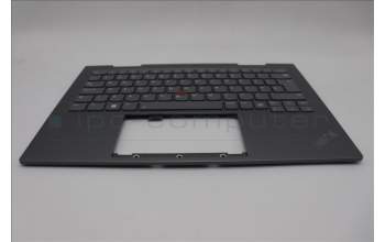 Lenovo 5M11P35067 C-Cover with keyboard, UK English, Luna Grey, Fingerprint, WWAN, UK