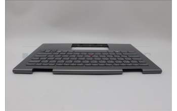 Lenovo 5M11P35077 C-Cover with keyboard,USA English,Luna Grey,Fingerprint,WWAN