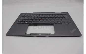 Lenovo 5M11P35094 C-Cover with keyboard, Portuguese, Luna Grey, Fingerprint, WWAN, UK