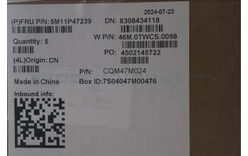 Lenovo 5M11P47239 C-Cover with keyboard, Portuguese, No NFC, Backlight, UK