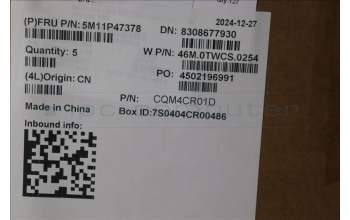 Lenovo 5M11P47378 C-Cover with keyboard, Spanish, Backlight, UK