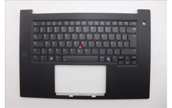 Lenovo 5M11P47486 C-Cover with keyboard, Belgian, Backlight, UK