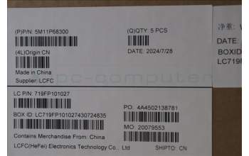 Lenovo 5M11P68300 C-Cover with keyboard, Czech Slovakian, Black, Backlight, UK