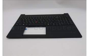 Lenovo 5M11P68323 C-Cover with keyboard, Greek, Black, Backlight, US