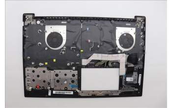 Lenovo 5M11P68330 C-Cover with keyboard, Hungarian, Black, Backlight, UK