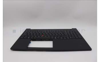 Lenovo 5M11P68330 C-Cover with keyboard, Hungarian, Black, Backlight, UK