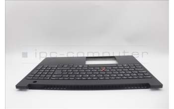 Lenovo 5M11P68354 C-Cover with keyboard, Portuguese, Black, Backlight, UK