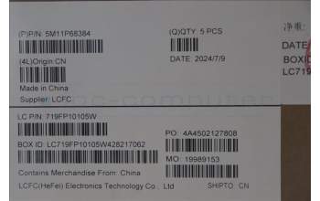 Lenovo 5M11P68384 MECH_ASM BL KB NP BK UK LTN