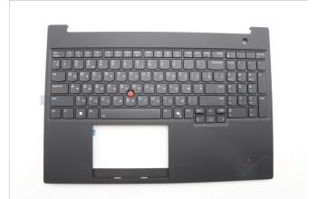 Lenovo 5M11P68388 C-Cover with keyboard, Ukrainian, Black, Backlight, US
