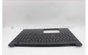 Lenovo 5M11P68388 C-Cover with keyboard, Ukrainian, Black, Backlight, US