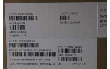 Lenovo 5M11P68407 C-Cover with keyboard, Arabic, Black, Backlight, WWAN, SIM, US