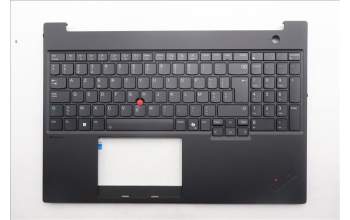Lenovo 5M11P68409 C-Cover with keyboard, Belgian, Black, Backlight, WWAN, SIM, UK
