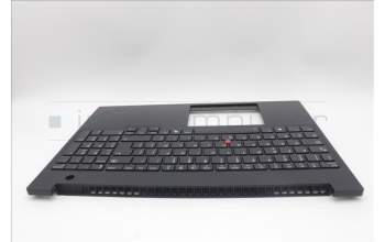 Lenovo 5M11P68410 C-Cover with keyboard, Belgian, Black, Backlight, WWAN, SIM, UK