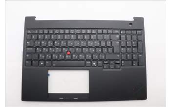 Lenovo 5M11P68416 C-Cover with keyboard, Bulgarian, Black, Backlight, WWAN, SIM, UK