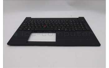 Lenovo 5M11P68421 C-Cover with keyboard, Czech Slovakian, Black, Backlight, WWAN, SIM, UK