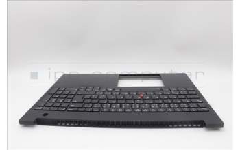 Lenovo 5M11P68422 C-Cover with keyboard, Czech Slovakian, Black, Backlight, WWAN, SIM, UK