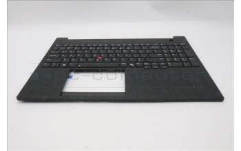 Lenovo 5M11P68433 C-Cover with keyboard, US English Euro, Black, Backlight, WWAN, SIM, US