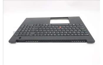 Lenovo 5M11P68433 C-Cover with keyboard, US English Euro, Black, Backlight, WWAN, SIM, US