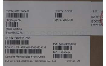 Lenovo 5M11P68461 C-Cover with keyboard, Japanese, Black, Backlight, WWAN, SIM, JP