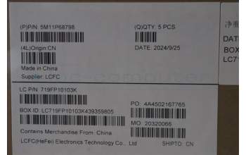 Lenovo 5M11P68798 C-Cover with keyboard, Norwegian, Black, Backlight, WWAN, SIM, UK