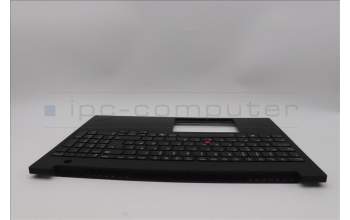 Lenovo 5M11P68798 C-Cover with keyboard, Norwegian, Black, Backlight, WWAN, SIM, UK