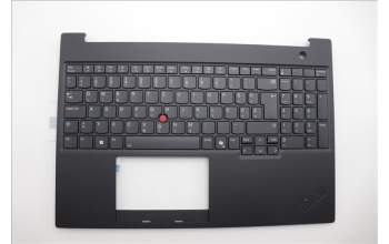 Lenovo 5M11P68821 C-Cover with keyboard, Slovenian, Black, Backlight, WWAN, SIM, UK