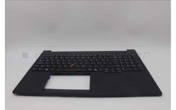 Lenovo 5M11P68833 C-Cover with keyboard, Swedish/Finnish, Black, Backlight, WWAN, SIM, UK