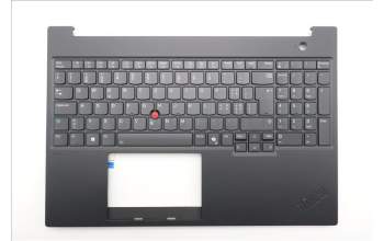 Lenovo 5M11P68837 C-Cover with keyboard, Switzerland, Black, Backlight, WWAN, SIM, UK