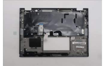 Lenovo 5M11P68929 C-Cover with keyboard, US English Euro, Grey, Backlight, US