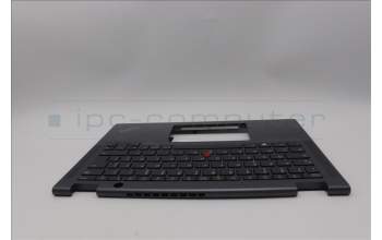 Lenovo 5M11P69077 C-Cover with keyboard, French, Grey, Backlight, WWAN, US