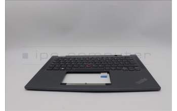 Lenovo 5M11P69083 C-Cover with keyboard, German, Grey, Backlight, WWAN, UK