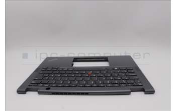 Lenovo 5M11P69147 C-Cover with keyboard, Swedish/Finnish, Grey, Backlight, WWAN, UK