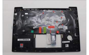 Lenovo 5M11P69262 C-Cover with keyboard, French, Black, Backlight, US