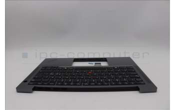 Lenovo 5M11P69325 C-Cover with keyboard, Nordic, Black, Backlight, UK
