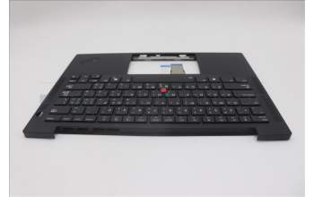 Lenovo 5M11P69374 C-Cover with keyboard, Arabic, Black, Backlight, US