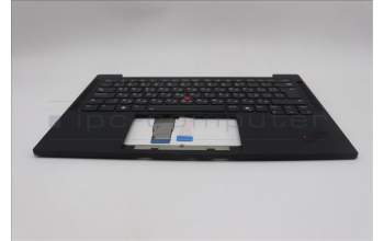 Lenovo 5M11P69386 C-Cover with keyboard, Bulgarian, Black, Backlight, UK