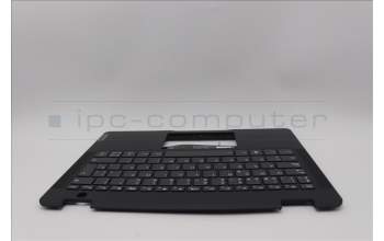 Lenovo 5M11P77456 C-Cover with keyboard, Spanish, Black, Backlight, WWAN, WLAN, UK