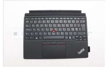 Lenovo 5M11P78581 Keyboard External,Nordic,Backlight,w/Fingerprint Reader,w/Pen Holder,AI Copilot+CS24 Hot Key
