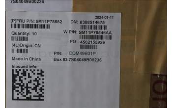 Lenovo 5M11P78582 Keyboard External,Portuguese,Backlight,w/Fingerprint Reader,w/Pen Holder,AI Copilot+CS24 Hot Key